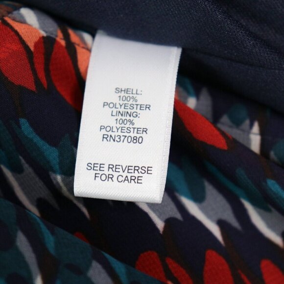 Cato Plus Size 22/24 Dress V-Neck Multicolor Formal Maxi Chevron Bead Detail - Picture 16 of 16